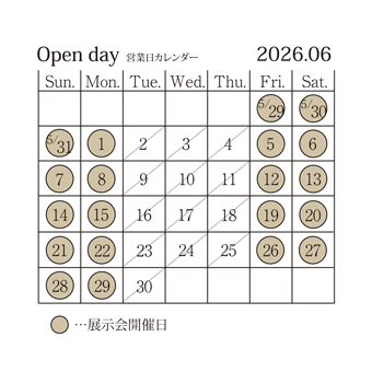 営業日カレンダー2026年6月